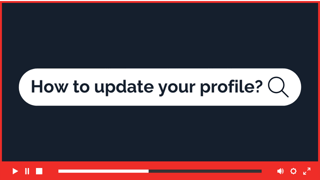 How to update your profile?