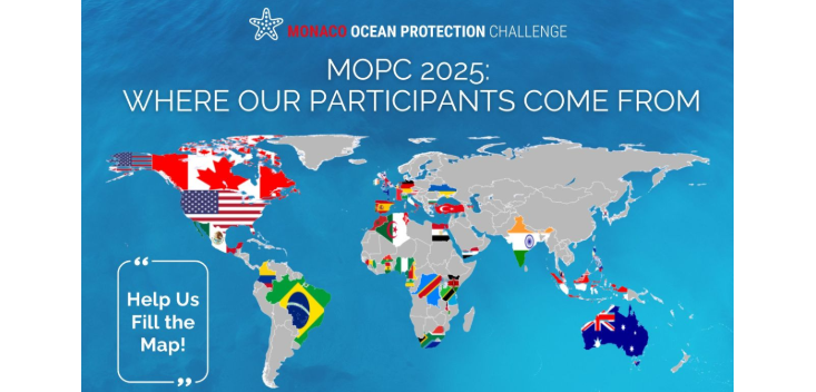 MONACO OCEAN PROTECTION CHALLENGE 2025 🌍 MOPC is truly global! 🌍